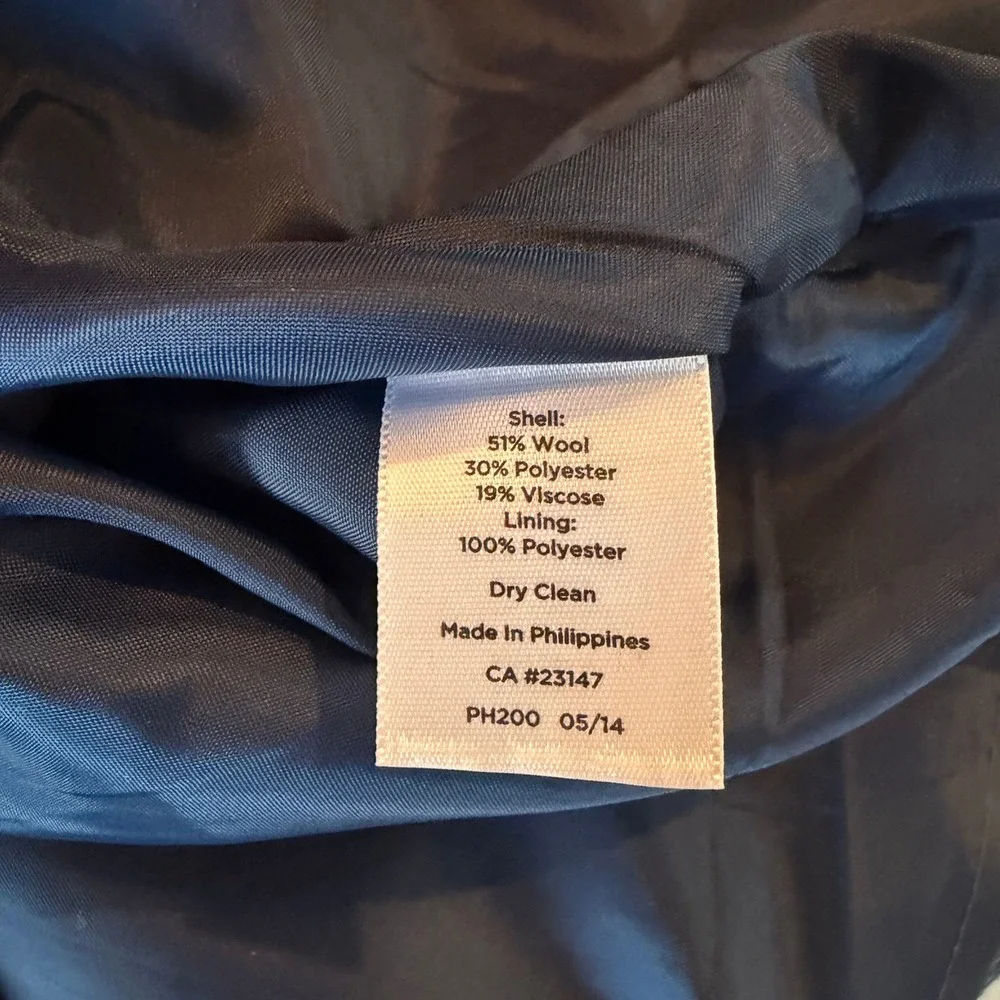 NWT Talbots Teal Black Plaid Wool Blend Knee Length Skirt Tweed‎ Textured Size 2